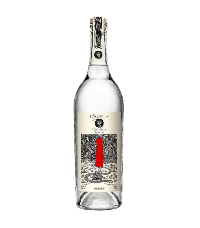 123 Organic Uno Blanco Tequila 750mL