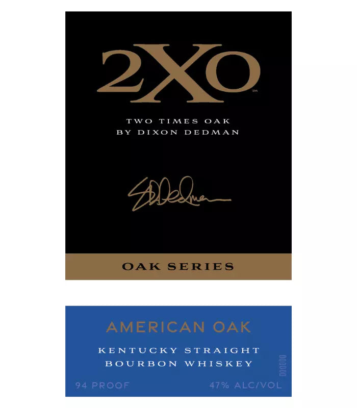 2XO Oak Series American Oak Kentucky Straight Bourbon 750mL