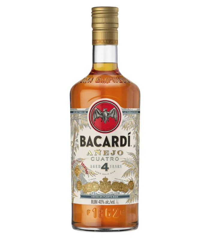 Bacardi Anejo Cuatro Rum 750mL