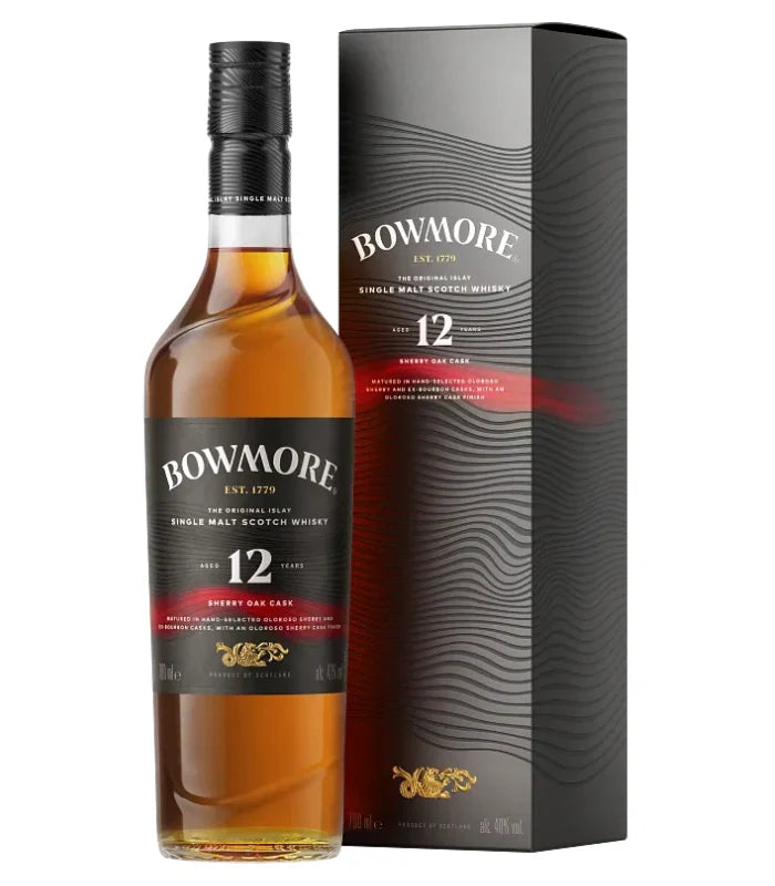 Bowmore 12 Year Sherry Oak Single Malt Scotch Whisky 700mL