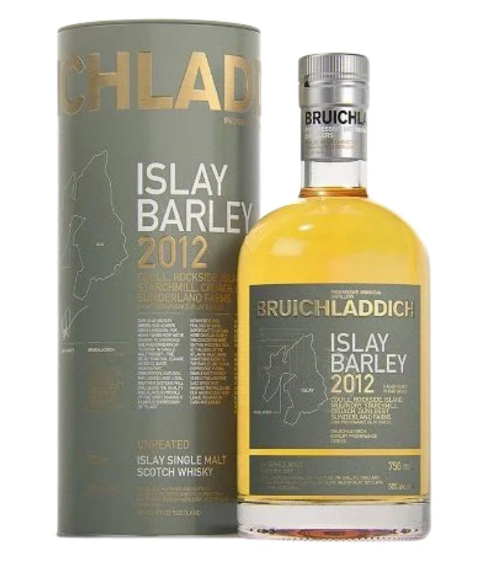 Bruichladdich Islay Barley 2012 Unpeated Single Malt Scotch Whisky 750mL