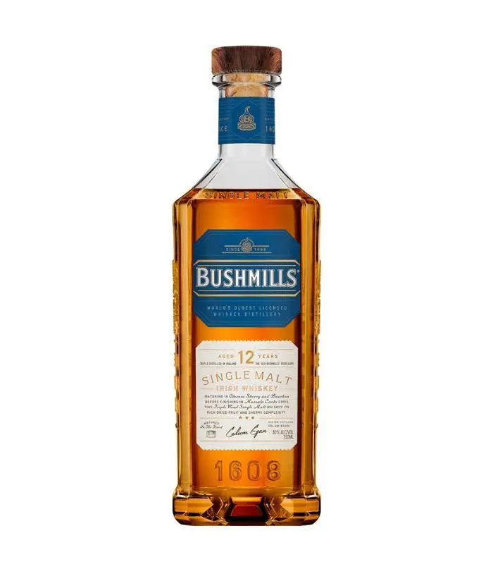 Bushmills 12 Year Old Irish Whiskey 750mL