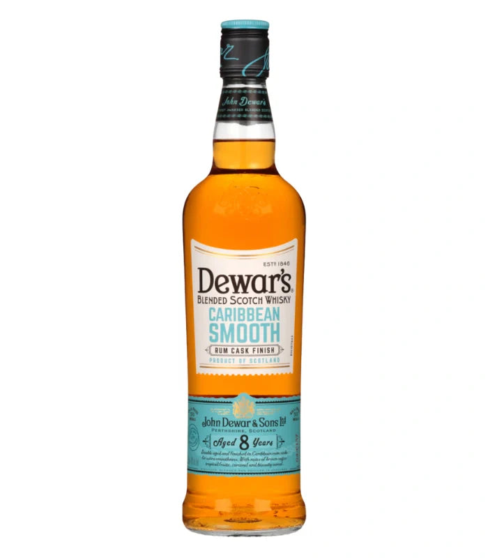 Dewar’s 8 Year Caribbean Smooth Rum Cask Finish Scotch Whisky 750mL