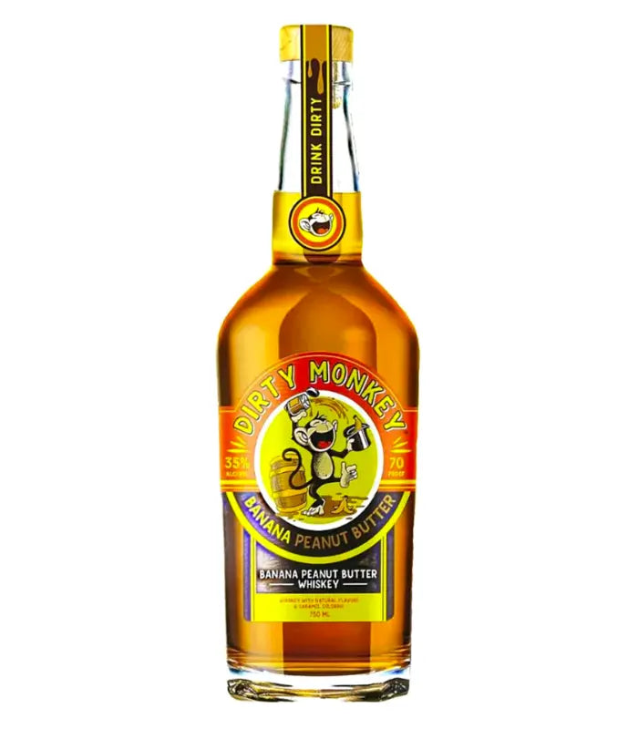 Dirty Monkey Banana Peanut Butter Whiskey 750mL