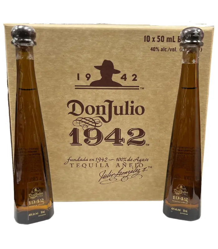 Don Julio 1942 Miniature Shooters 50mL 10-Pack Box