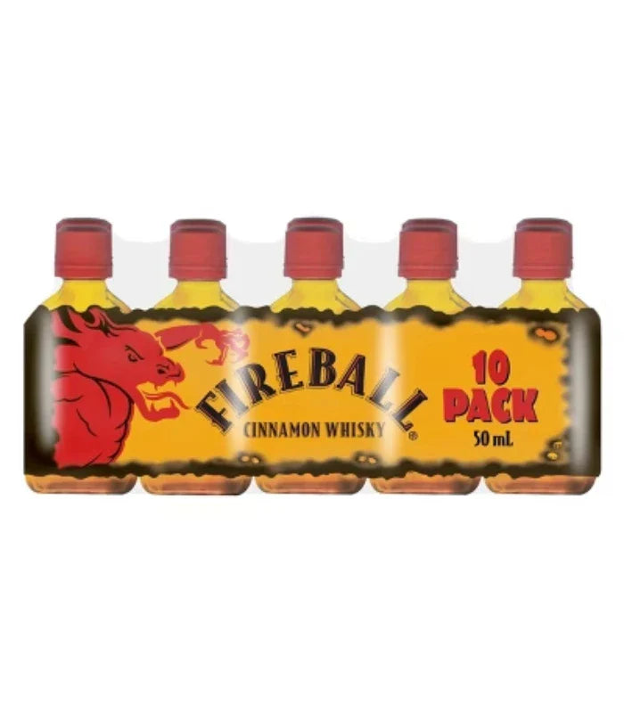 Fireball Cinnamon Whisky Shooters 10 x 50mL