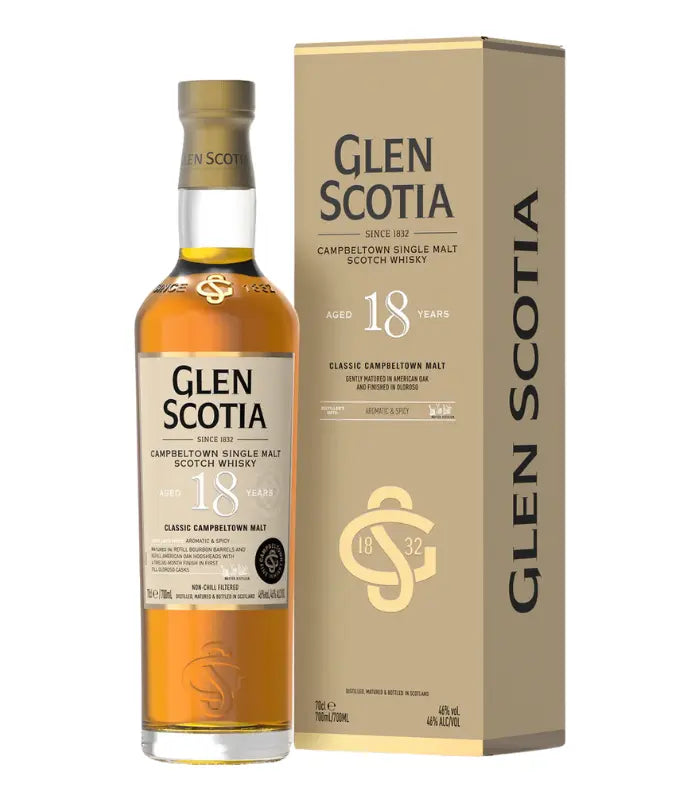 Glen Scotia 18 Year Old Single Malt Scotch Whisky 700mL