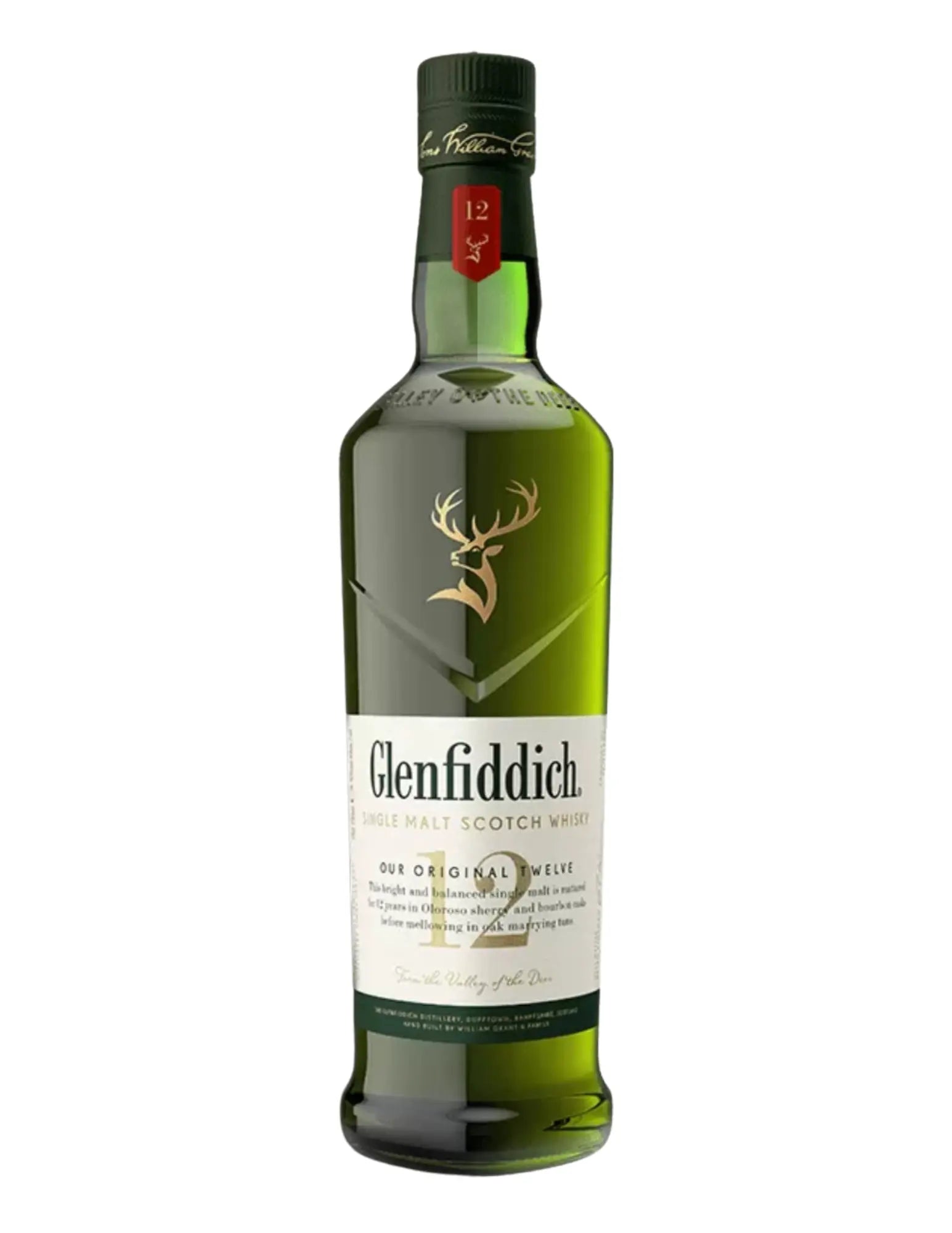 Glenfiddich 12 Year Old Single Malt Scotch Whisky 750mL