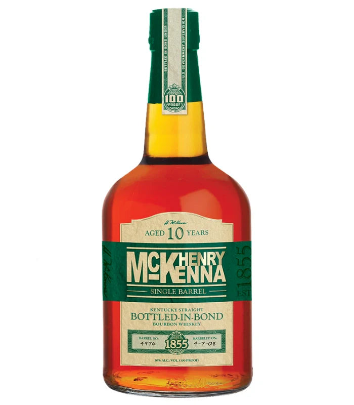Henry McKenna 10 Year Single Barrel Bottled In Bond Bourbon 750mL
