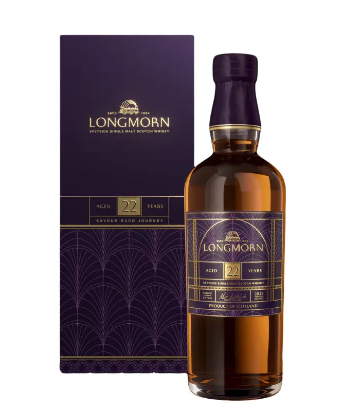 Longmorn 22 Year Speyside Single Malt Scotch Whisky 700mL