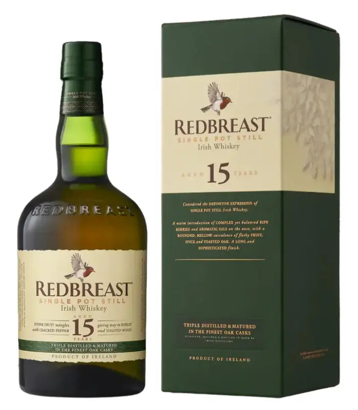 Redbreast 15 Year Old Irish Whiskey 750mL