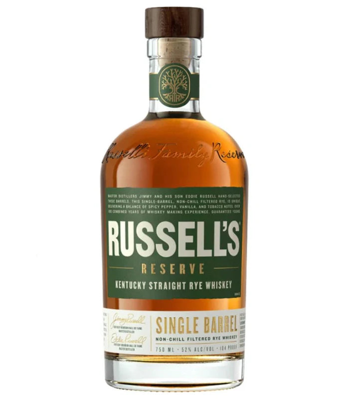 Russell's Reserve Single Barrel Rye Whiskey 750mL