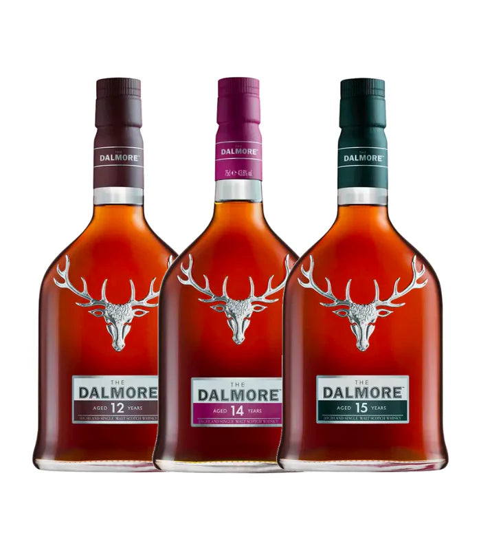 The Dalmore 12, 14 & 15 Scotch Whisky Bundle