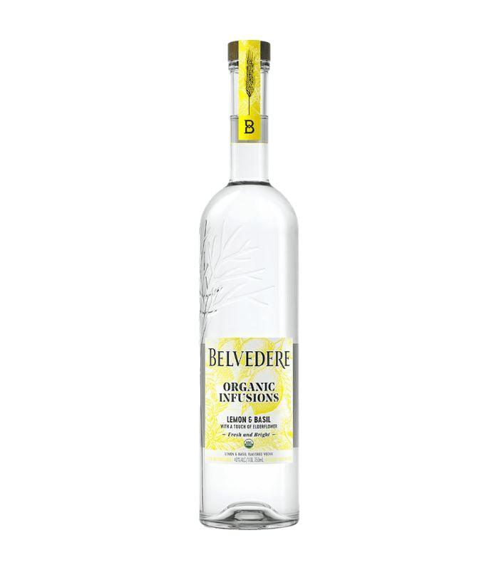 Belvedere Organic Infusions Lemon & Basil Vodka 750mL