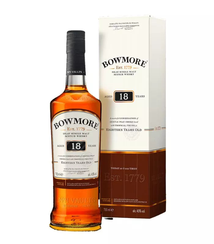 Bowmore 18 Year Old Single Malt Scotch Whisky 750mL