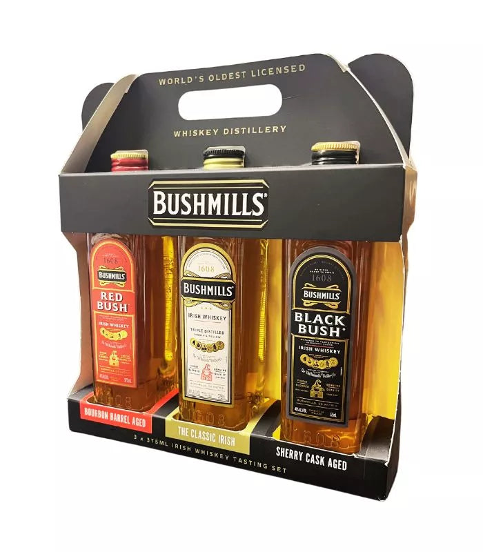Bushmills Original | Red Bush | Black Bush 375mL Gift Set
