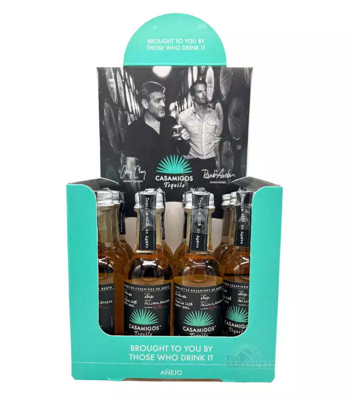 Casamigos Tequila Anejo Miniature Shooters Box 50mL x 12