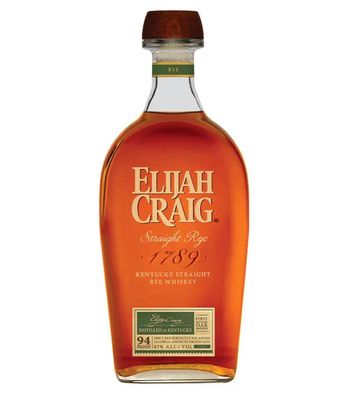 Elijah Craig Straight Rye Whiskey 750mL