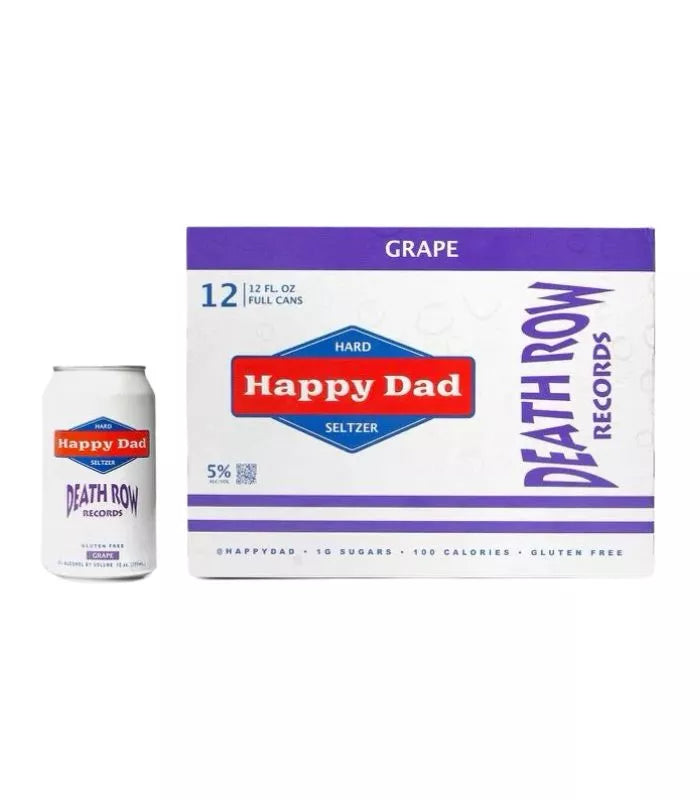 Happy Dad Death Row Records Grape Hard Seltzer 12-Pack