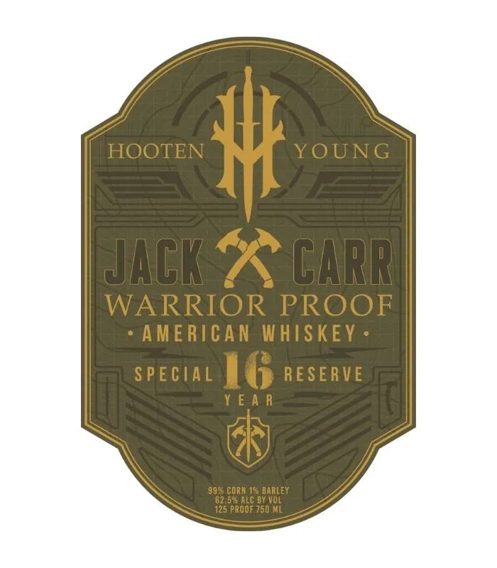 Hooten Young Jack Carr Warrior Proof 16 Year American Whiskey 750mL