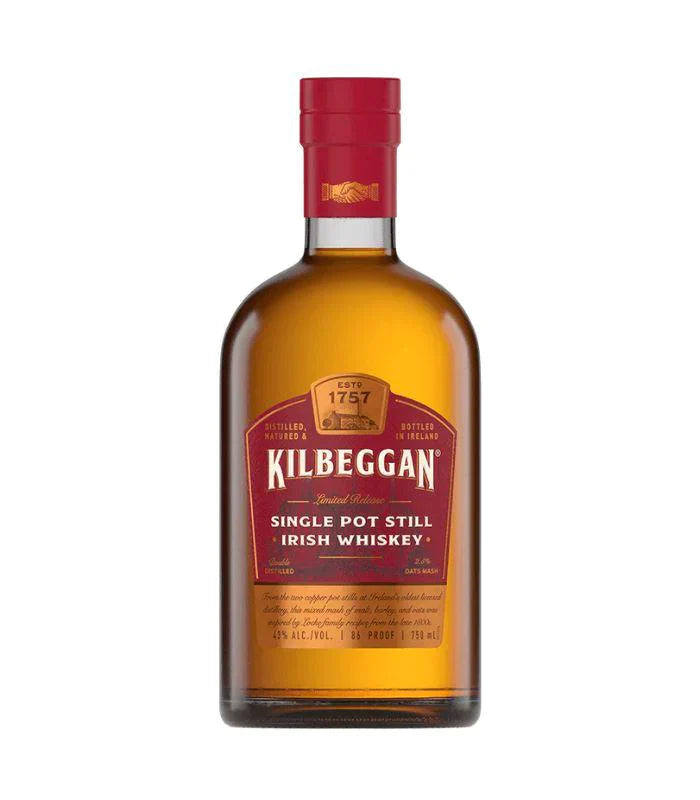 Kilbeggan Single Pot Still Irish Whiskey 750mL