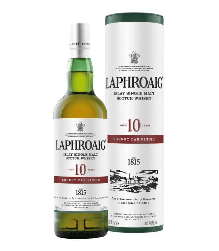 Laphroaig 10 Year Sherry Oak Finish Scotch Whisky 750mL