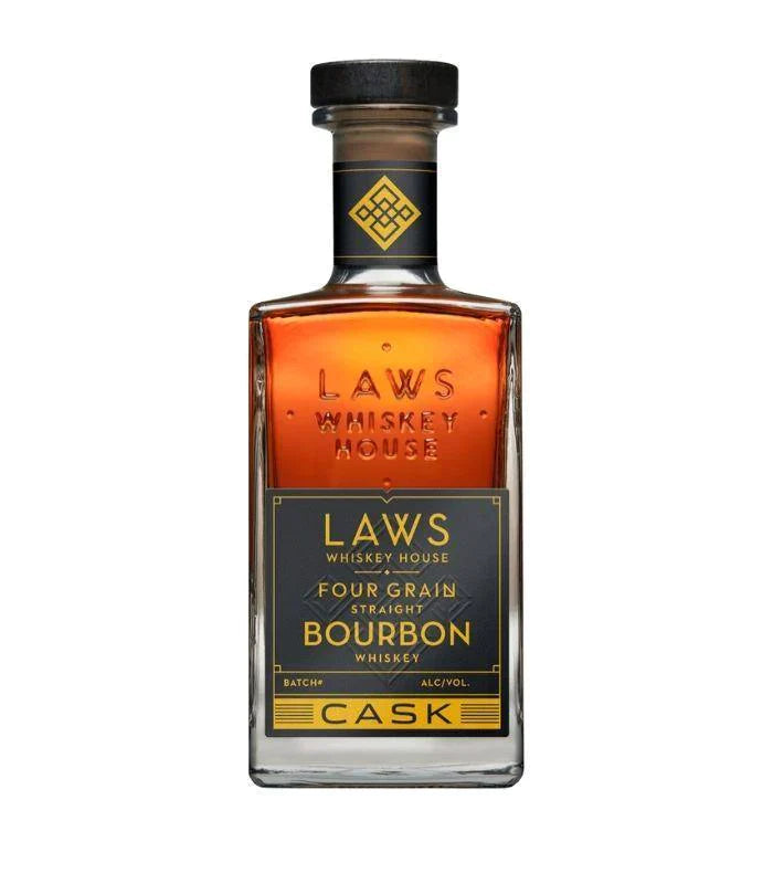 Laws Whiskey House Four Grain Straight Cask Bourbon Whiskey 750mL