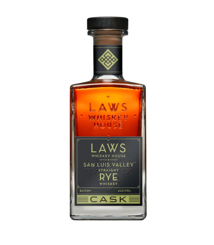Laws Whiskey House San Luis Valley Straight Cask Rye Whiskey 750mL