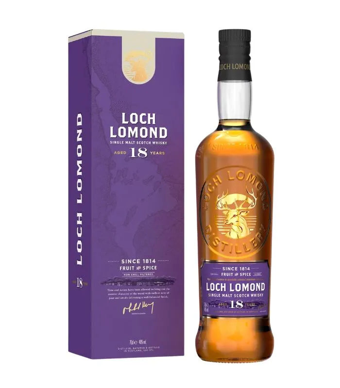 Loch Lomond 18 Year Old Single Malt Scotch Whisky 750mL
