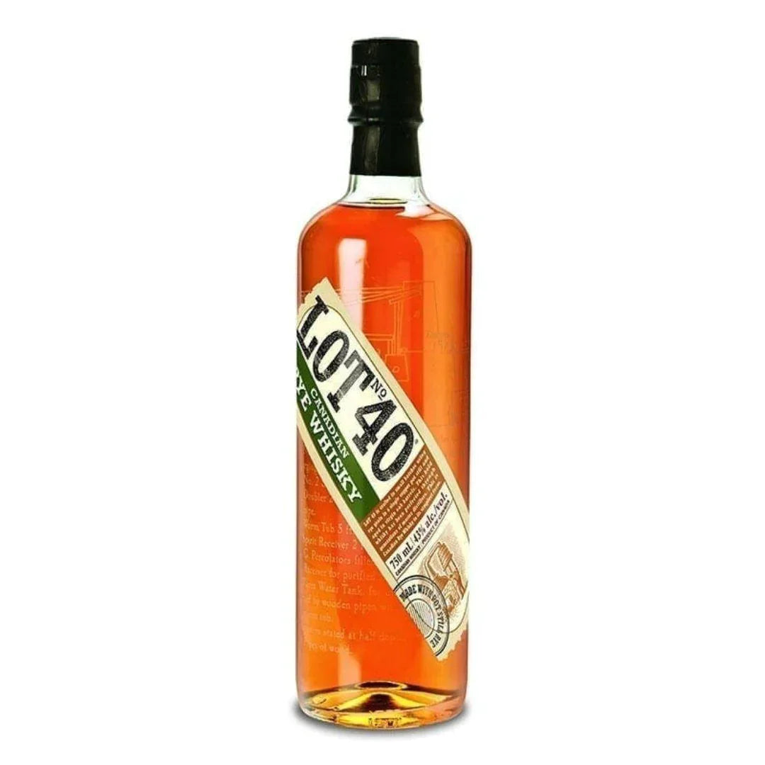 Lot 40 Canadian Rye Whiskey 750mL