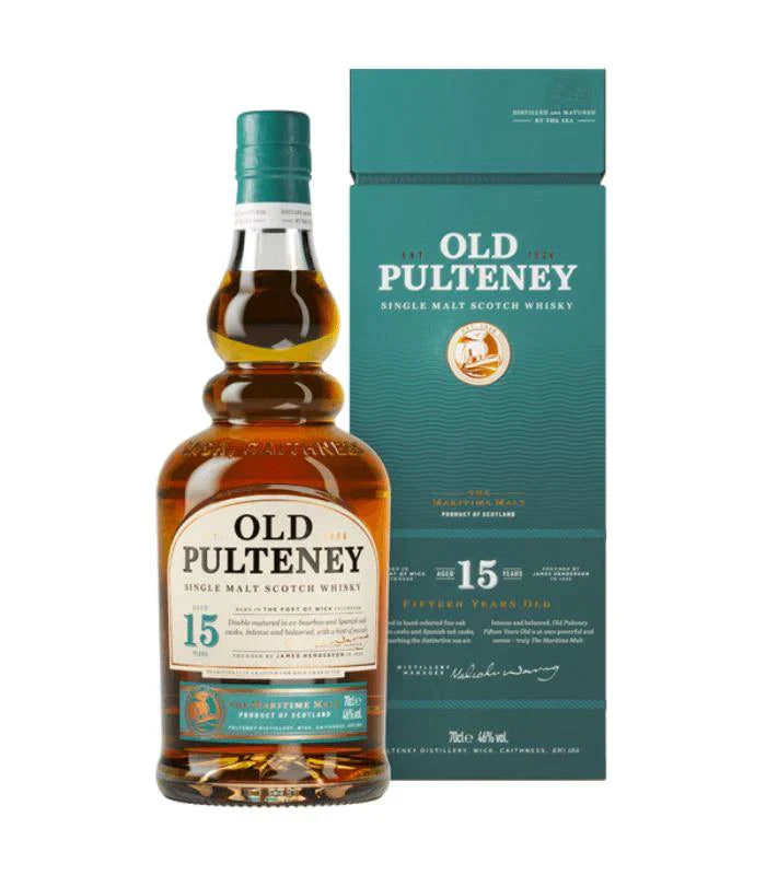 Old Pulteney 15 Years Old Scotch Whiskey 750mL
