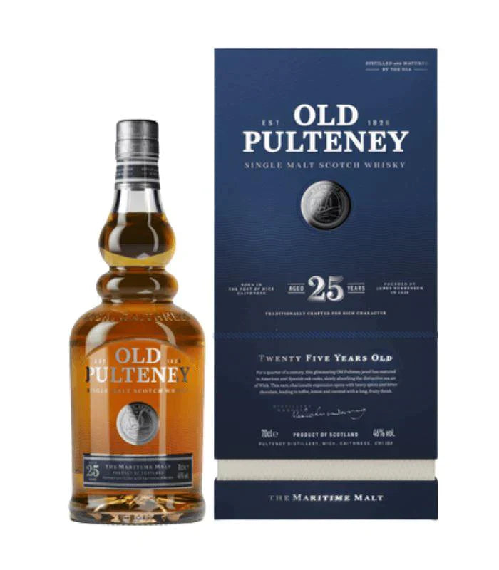 Old Pulteney 25 Years Old Scotch Whiskey