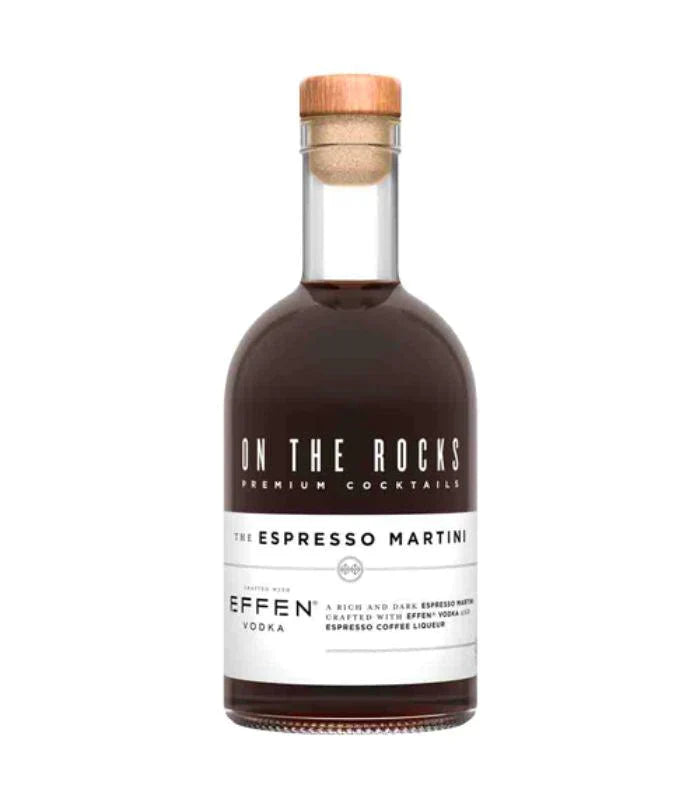 On The Rocks Espresso Martini Effen Vodka Premium Cocktails 375mL