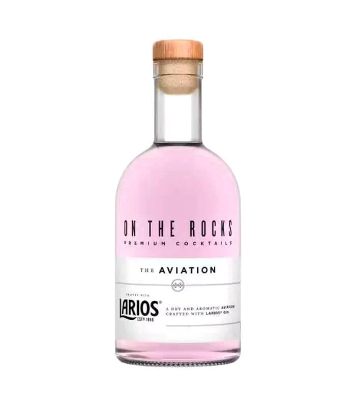 On The Rocks The Aviation Larios Gin Premium Cocktails 375mL