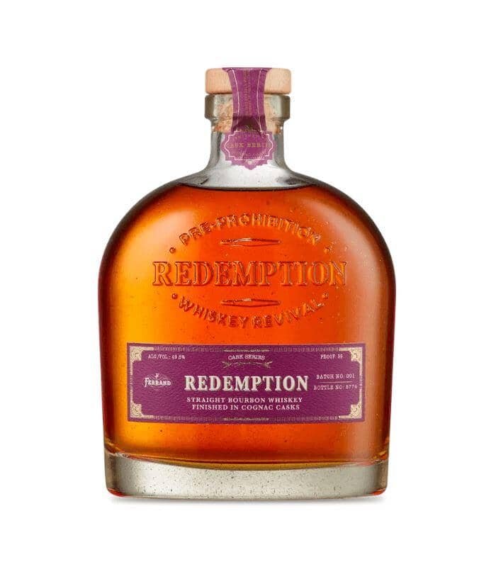 Redemption Cognac Cask Finish Bourbon Whiskey 750mL