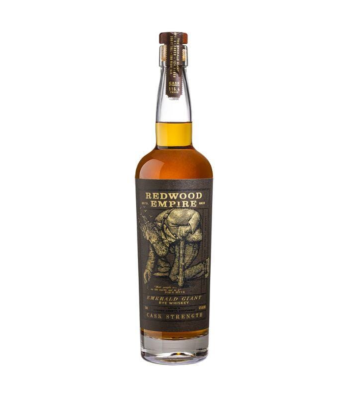 Redwood Empire Cask Strength Emerald Giant Rye Whiskey 750mL
