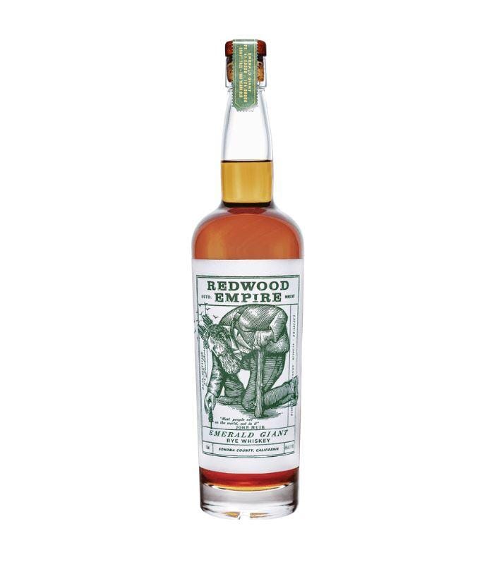 Redwood Empire Emerald Giant Rye Whiskey 750mL