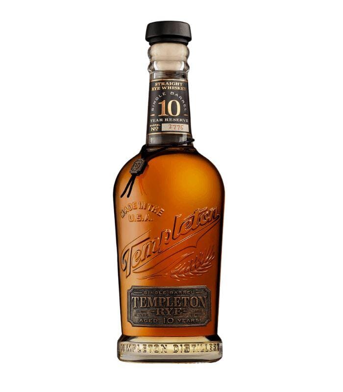 Templeton Rye 10 Year Old Whiskey 750mL