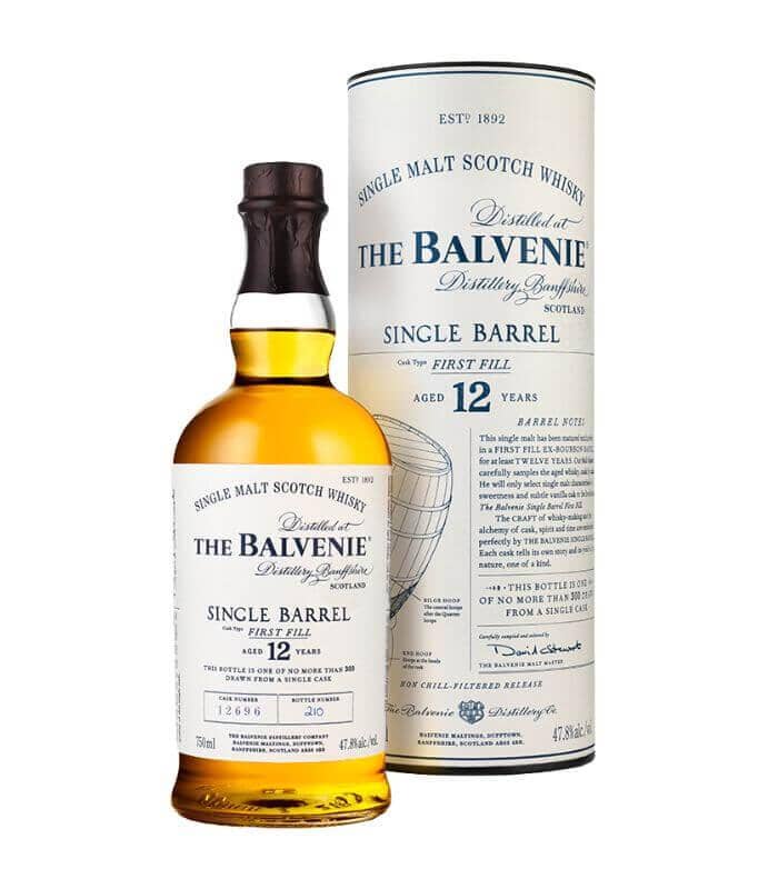 The Balvenie Single Barrel 12 Year Old Scotch Whisky 750mL
