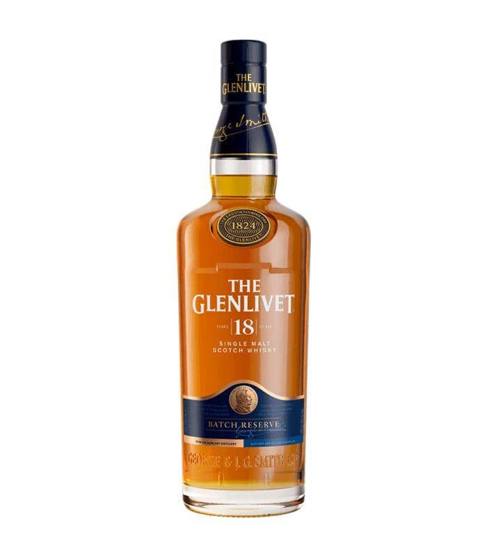 The Glenlivet 18 Year Single Malt Scotch Whisky 750mL