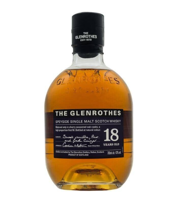 The Glenrothes 18 Year Old Speyside Single Malt Scotch Whisky 750mL