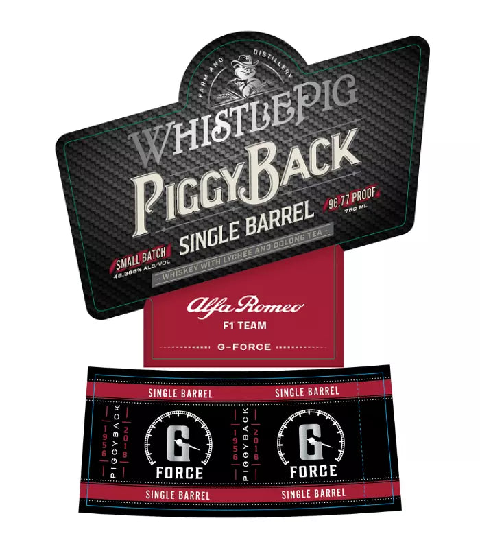 WhistlePig PiggyBack Legends Series: Alfa Romeo F1 Team Stake Barrel 750mL